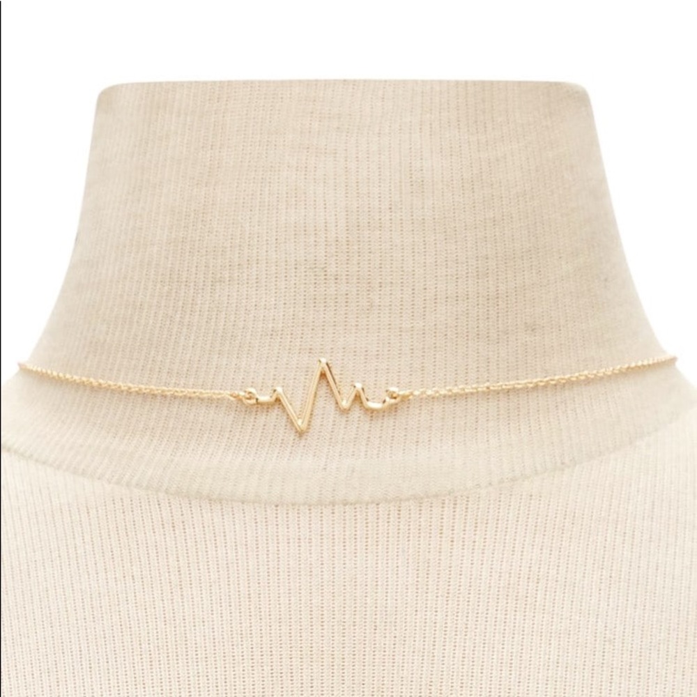 ⚡️ Pulse Dainty Gold Colored Necklace ⚡️